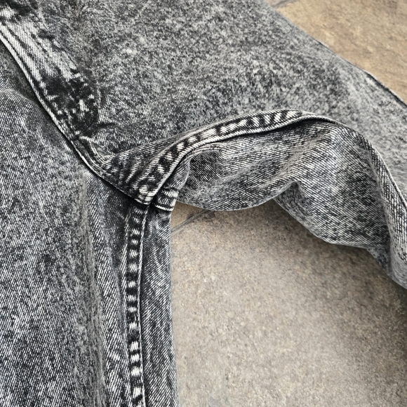 Men's Levi Strauss 550 Jeans Vintage Black Tab Acid Wash Distressed 30x30 - Picture 12 of 15